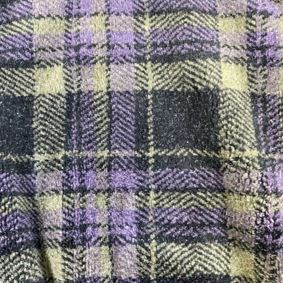 Vintage Alps Teddy Bear Fleece Cinch waist Coat Size M - Picture 4 of 5